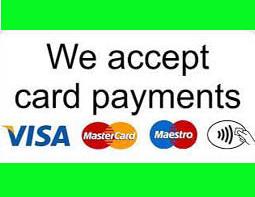 we accept card payments